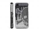 Diamond Silver Skull Case voor iPhone 4/4S