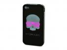 Hydrogen Skull TPU Soft Case Hoes voor iPhone 4