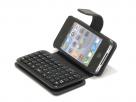 Keyboard Kunstleren Sideflip Case voor iPhone 4/4S