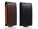Knomo Leather Flip Case voor iPhone 4/4S