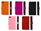 Glossy Leather Sideflip Case Hoesje voor iPhone 4/4S