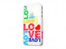 Muvit Doodle Back Case Hoes 'Love' voor iPhone 4/4S