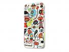 Muvit Doodle Back Case Hoes 'Monster' iPhone 4/4S