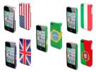 Muvit Flag Back Case Hoes voor iPhone 4/4S