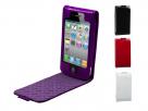 Luxe Glossy Elegant Leather Case Hoes iPhone 4/4S