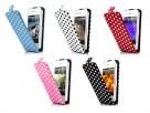 Polka Dot Slimline Flip Case Hoes voor iPhone 4/4S