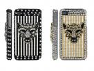 Royal Panther Diamond Back Case Hoes voor iPhone 4