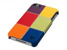 Trexta Patchwork Snap-On Cover Case voor iPhone 4/4S