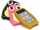 Turtle Kid-Proof Silicone Skin Case Hoes voor iPhone 4