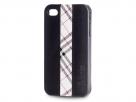 Valenta Black Leather Squares Case iPhone 4