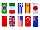 World Flags Back Case Hoesje Cover voor iPhone 4