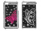 Butterfly Diamond Case Hoes voor iPhone 4/4S