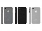Grip Groove Silicone Hoes voor iPhone 4