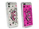 Colorful Butterfly Diamond Case voor iPhone 4/4S