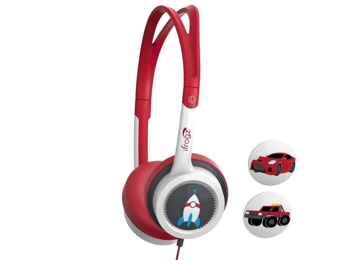 iFrogz Little Rockerz Rood - Kinder Koptelefoon met Veilig Volume 85dB