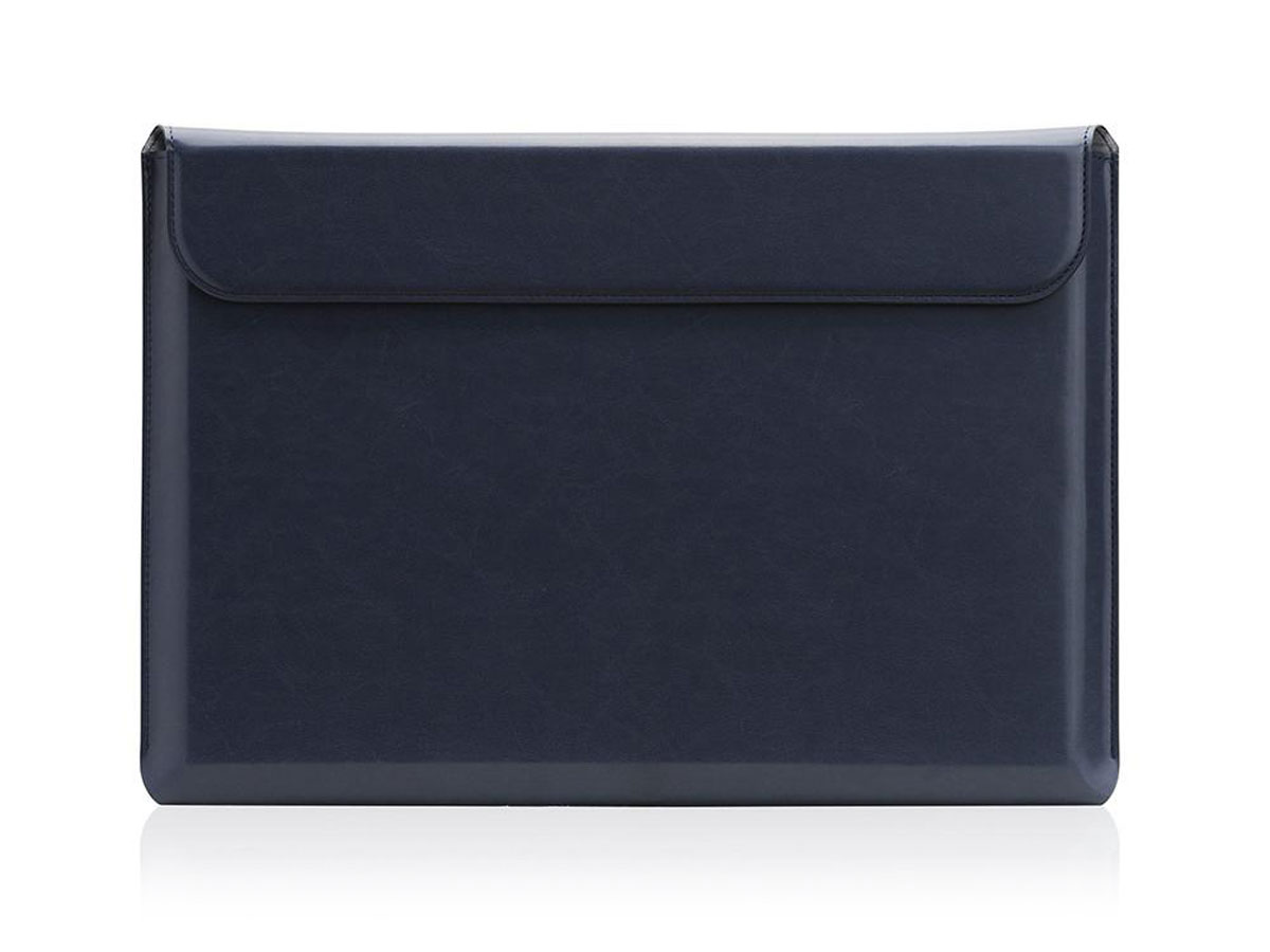 SLG D5 CAL Pouch Navy Leer - MacBook Air/Pro 13