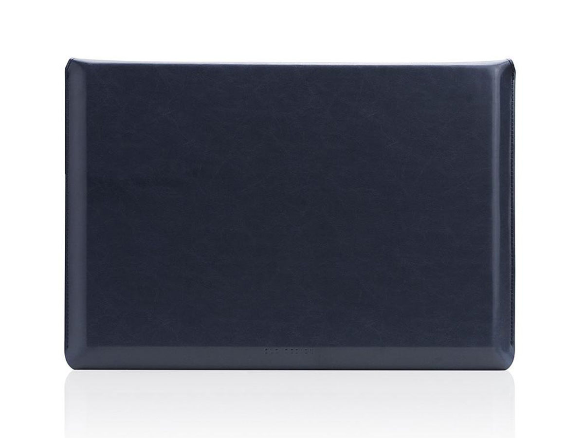 SLG D5 CAL Pouch Navy Leer - MacBook Air/Pro 13