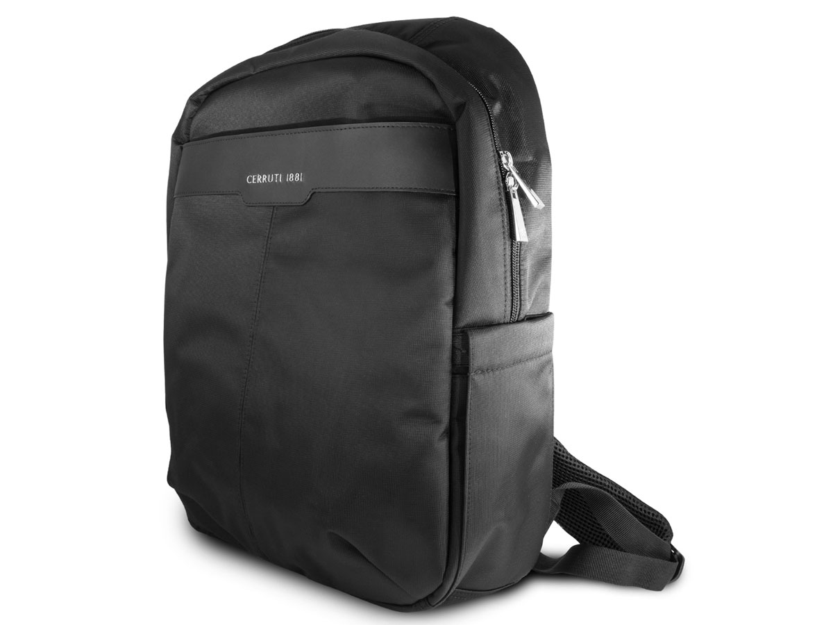 Cerruti 1881 Slim Backpack Black - Rugzak Laptoptas