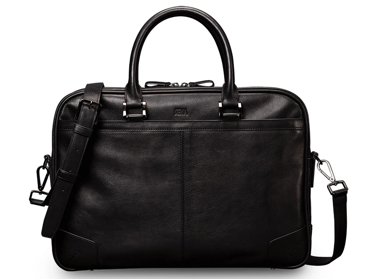 Sena Heritage Commuter Bag Zwart - 15 inch Leren Laptoptas