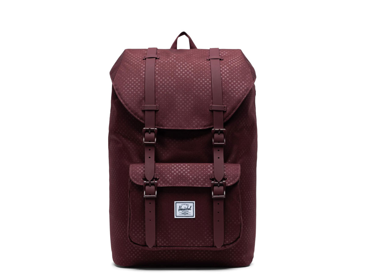 Herschel Supply Co. Little America Rugzak - Plum Dot Check (Mid)