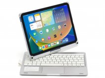 Toetsenbord Case 360 met Muis Trackpad Zilver - iPad 10 (2022) Hoesje