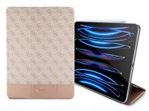 Guess 4G Monogram Folio Case Roze - iPad Pro 12.9/Air 13 hoesje