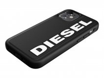 Diesel Logo Case Zwart - iPhone 12 Mini hoesje