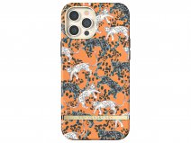 Richmond & Finch Orange Leopard Case - iPhone 12/12 Pro hoesje
