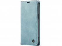 CaseMania Vintage Slim Bookcase Turquoise - iPhone 13 Pro hoesje