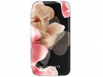 Ted Baker Porcelain Rose Mirror Folio Case - iPhone 14 Pro hoesje