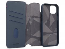 Decoded Leather Detachable Wallet Case True Navy - iPhone 15 hoesje