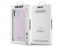 DKNY Silicone MagSafe Case Roze - iPhone 15 / 14 / 13 hoesje