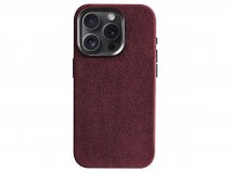 Alcanside Alcantara MagSafe Case Red - iPhone 15 Pro hoesje
