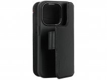 Decoded Leather Detachable Wallet Case Zwart - iPhone 15 Pro hoesje