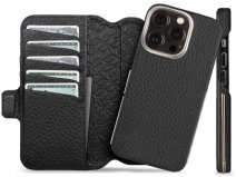 Vaja 2in1 Silver Wallet Leather Case MagSafe Valiant - iPhone 15 Pro Hoesje