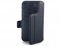 Vaja V-Mag Wallet Wrap Donkerblauw - iPhone 15 Pro Omslag met Pashouder