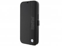 BMW Signature Leather Book Case - iPhone 15 Pro Max Hoesje Leer