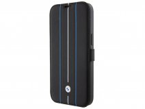 BMW Signature Lines Leather Book Case - iPhone 15 Pro Max Hoesje Leer