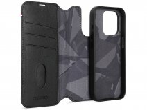 Decoded Leather Detachable Wallet Case Zwart - iPhone 15 Pro Max hoesje