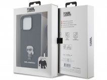 Karl Lagerfeld Ikonik Karl Necklace Case - iPhone 15 Pro Max Hoesje met Koord