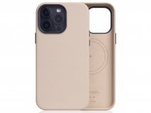 SLG Design D5 Calf Skin MagSafe Case Craie - iPhone 15 Pro Max hoesje