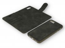 CaseMania 2in1 Magnetic Bookcase Navy - iPhone SE/8/7 Hoesje