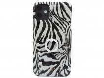 Ted Baker Croco Fingerloop Case Zebra - iPhone 11/XR Hoesje