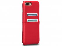 Sena Leather SnapOn Wallet Rood - iPhone 8+/7+ Hoesje