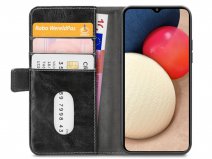 Mobilize Elite Walletbook Zwart - Samsung Galaxy A02s hoesje