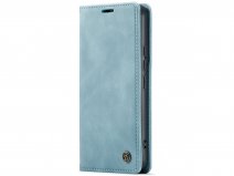 CaseMania Vintage Slim Bookcase Aqua - Samsung Galaxy A14 5G hoesje