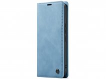 CaseMania Vintage Slim Bookcase Lichtblauw - Samsung Galaxy A14 5G hoesje