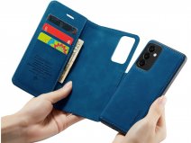CaseMania 2in1 Magnetic Bookcase Donkerblauw - Samsung Galaxy A54 Hoesje