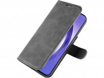 Just in Case Premium Wallet Folio Grijs - Samsung Galaxy A55 hoesje