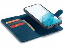 CaseMania 2in1 Magnetic Bookcase Blauw - Samsung Galaxy S23 Hoesje
